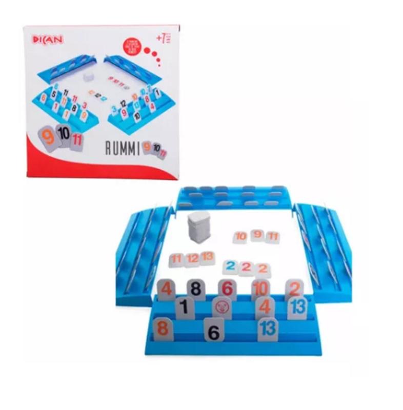 Jogo Rummi Jogo Clássico De Tabuleiro e Estratégia Dican Rumi